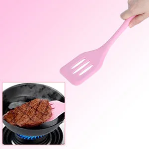 2039 Small Silicone Slotted Turner for Cooking, Baking & Mixing