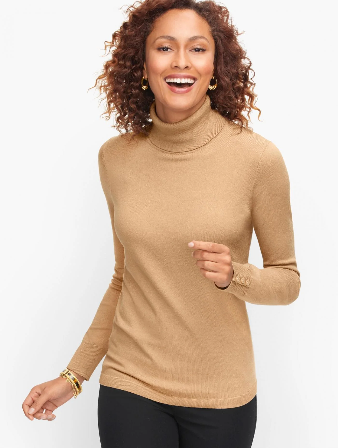 Sweaters | Perfect Turtleneck Sweater TOASTED COCONUT &#8211; Talbots Womens