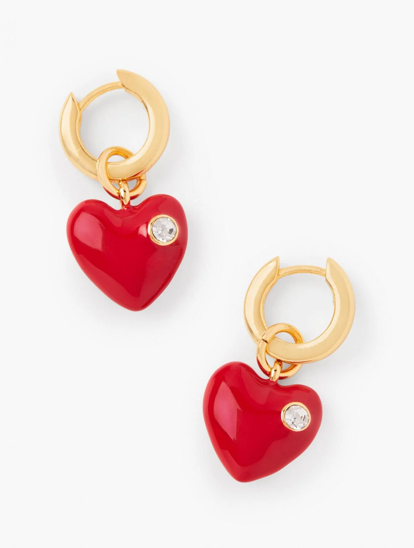 Jewelry | Enamel Hearts Earrings RED POP MULTI &#8211; Talbots Womens