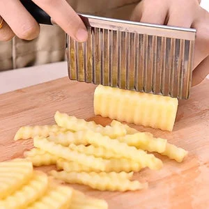 2007A Stainless Steel Vegetable Salad Chopping Knife Crinkle Cutters,