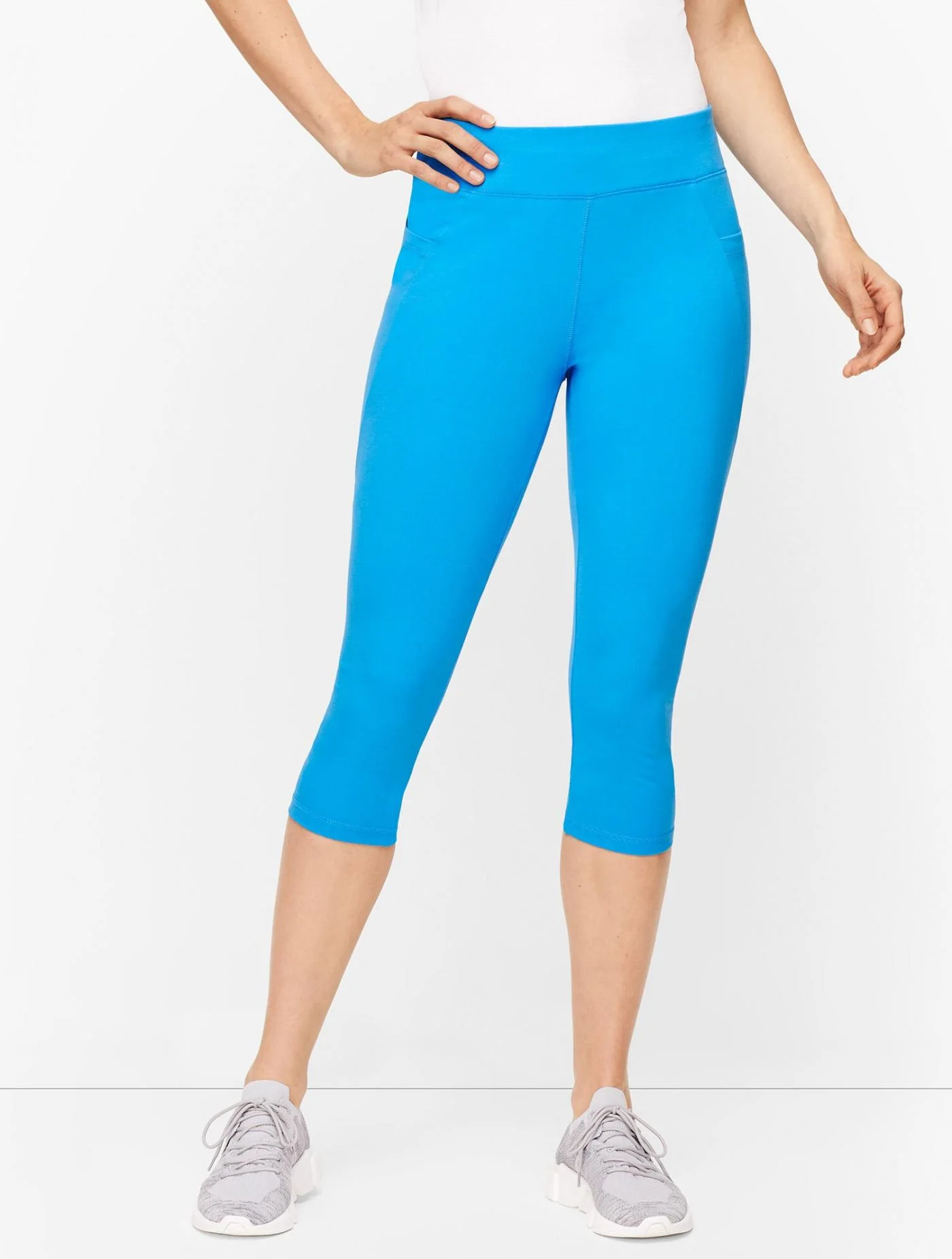 Pants | Everyday Yoga Pedal Pushers PACIFIC BLUE &#8211; Talbots Womens