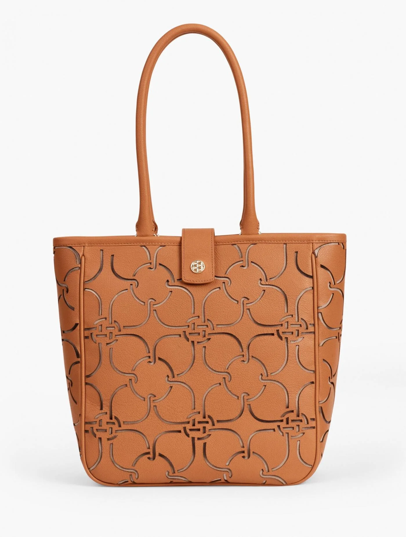 Handbags | Nappa Leather Tote &#8211; Perforated HAVANA TAN &#8211; Talbots Womens