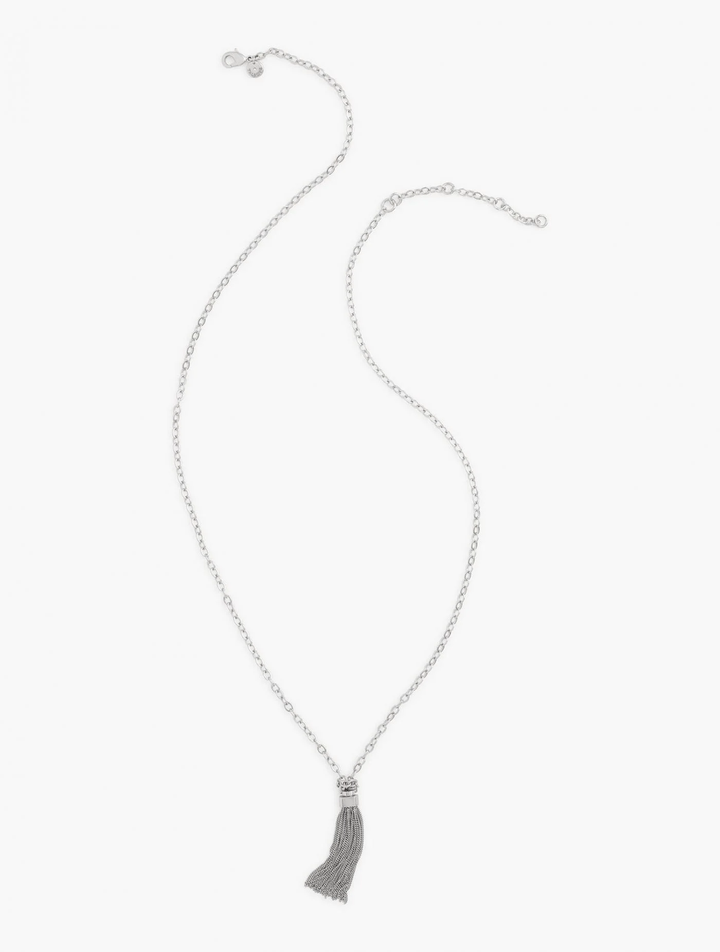 Jewelry | Chain Tassel Necklace SILVER &#8211; Talbots Womens