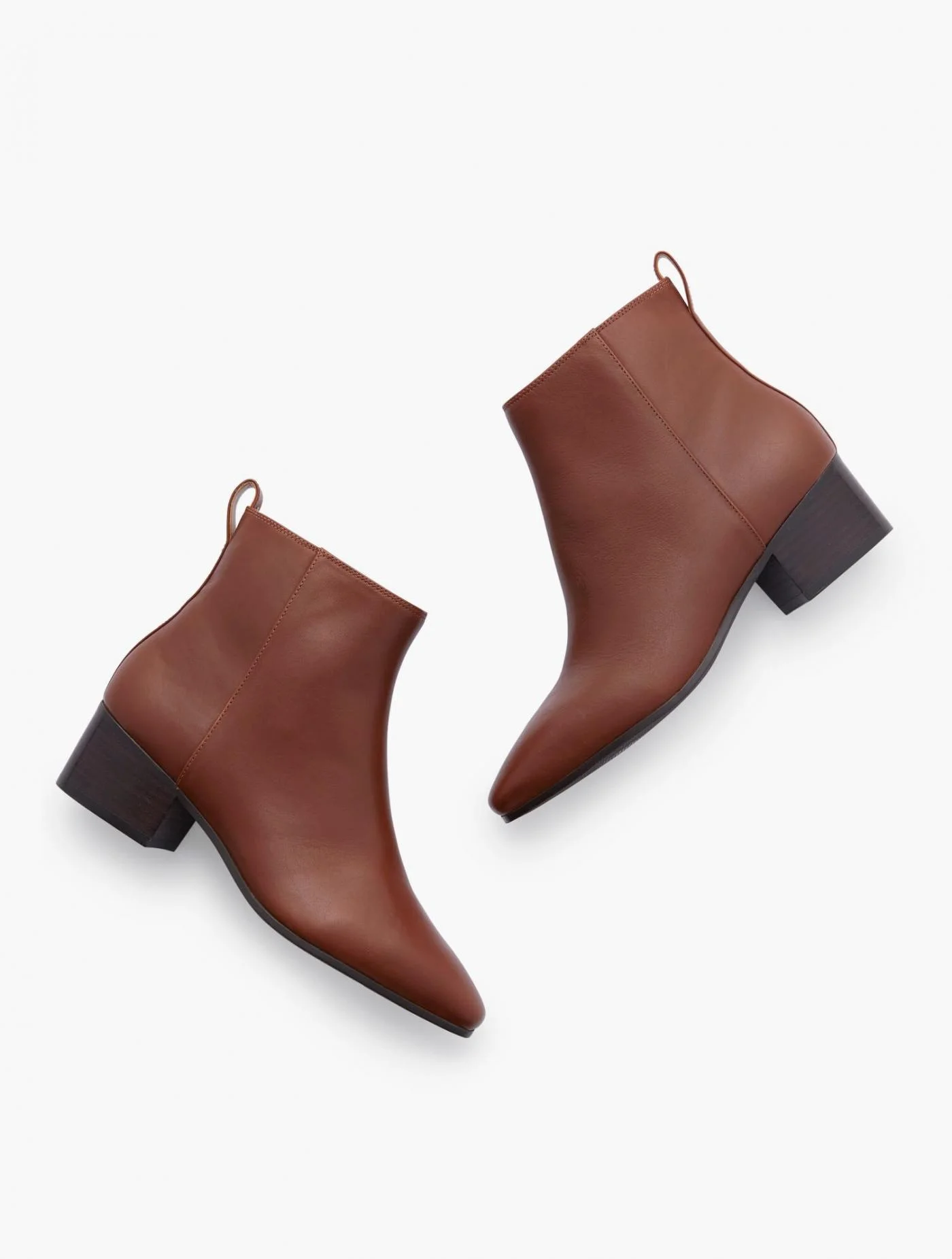 Boots | Dakota Ankle Boots &#8211; Leather DARK RUM &#8211; Talbots Womens