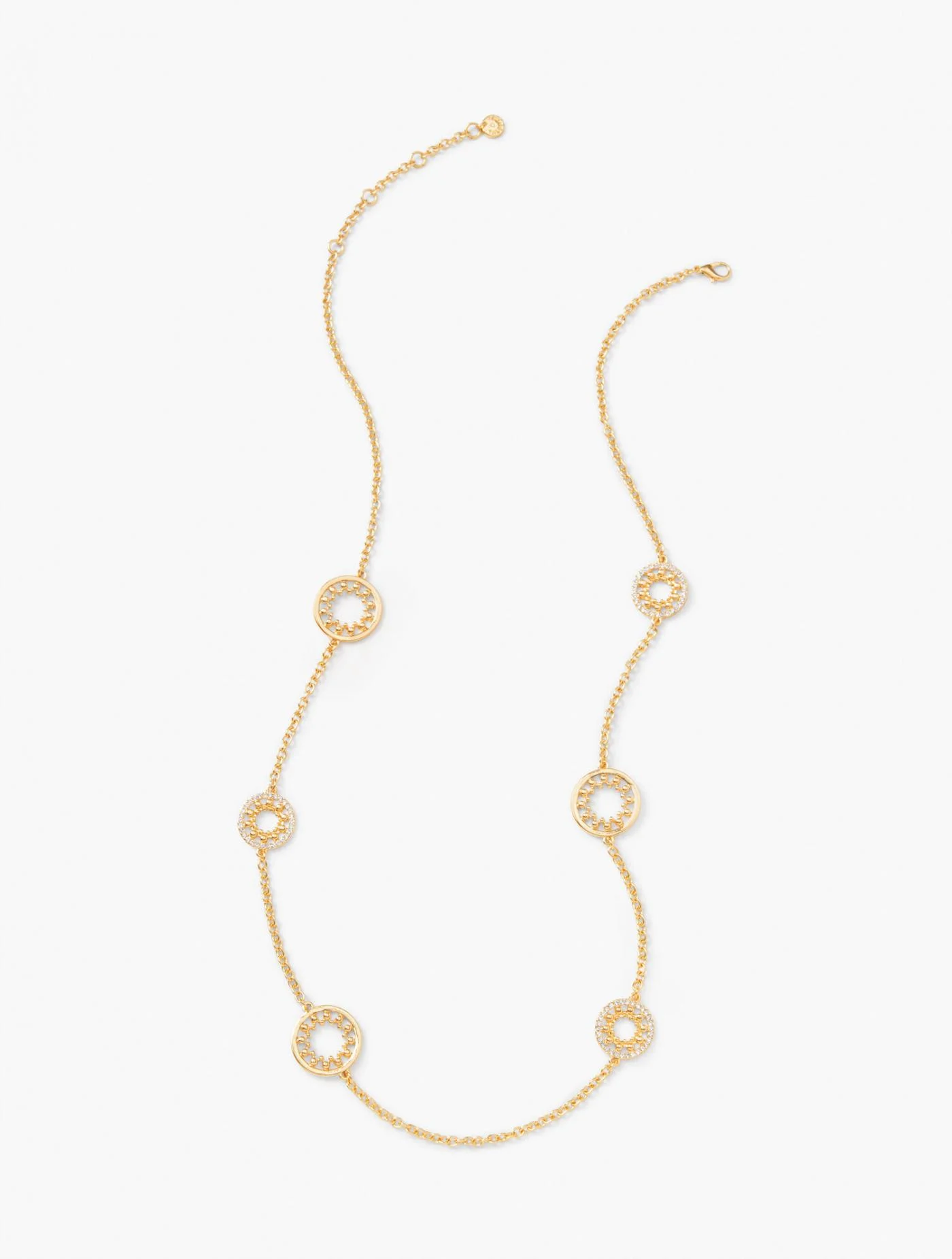 Jewelry | Crystal Rings Necklace CRYSTAL/GOLD &#8211; Talbots Womens