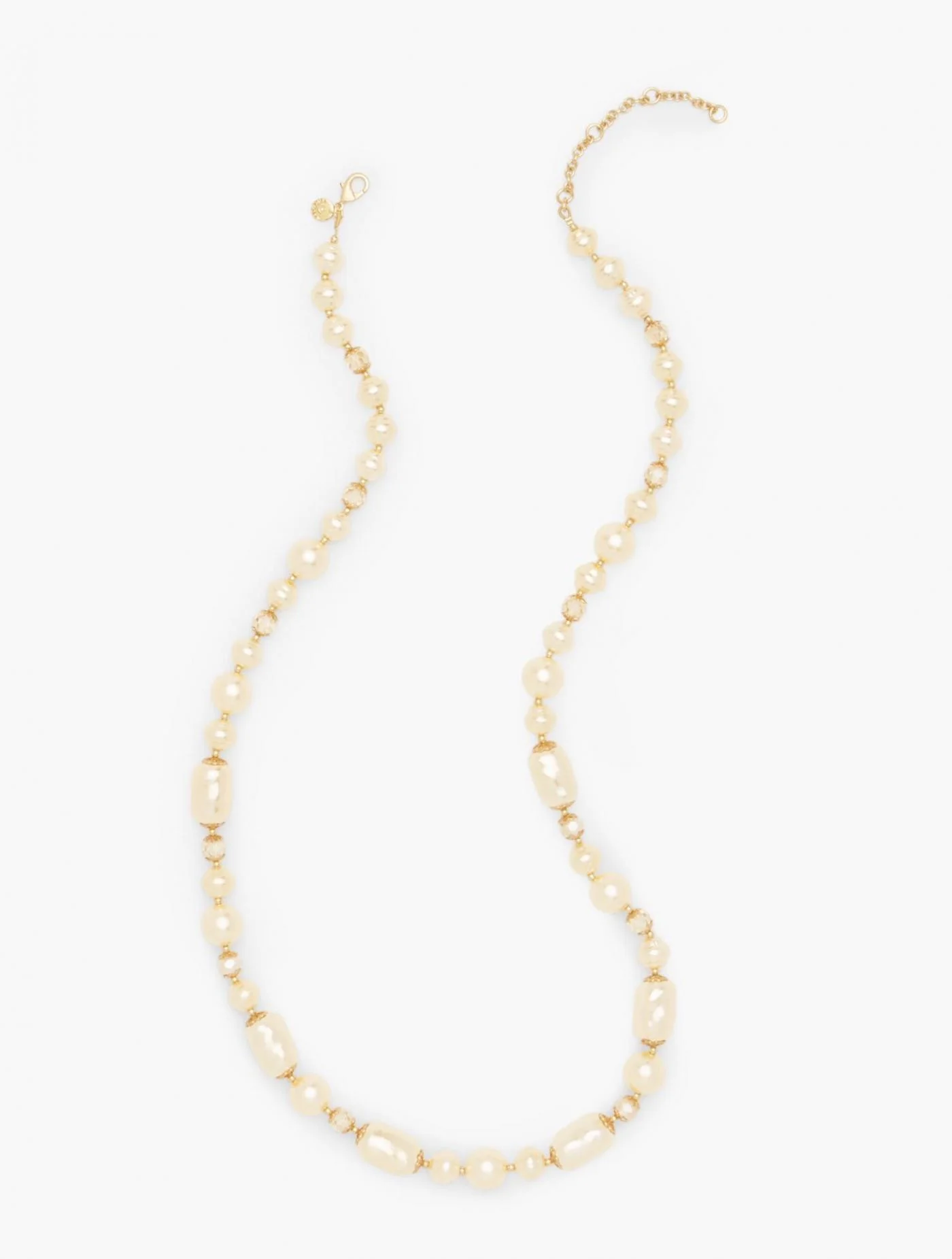 Jewelry | Pearls &amp; Faceted Beads Necklace IVORY PEARL MULTI &#8211; Talbots Womens