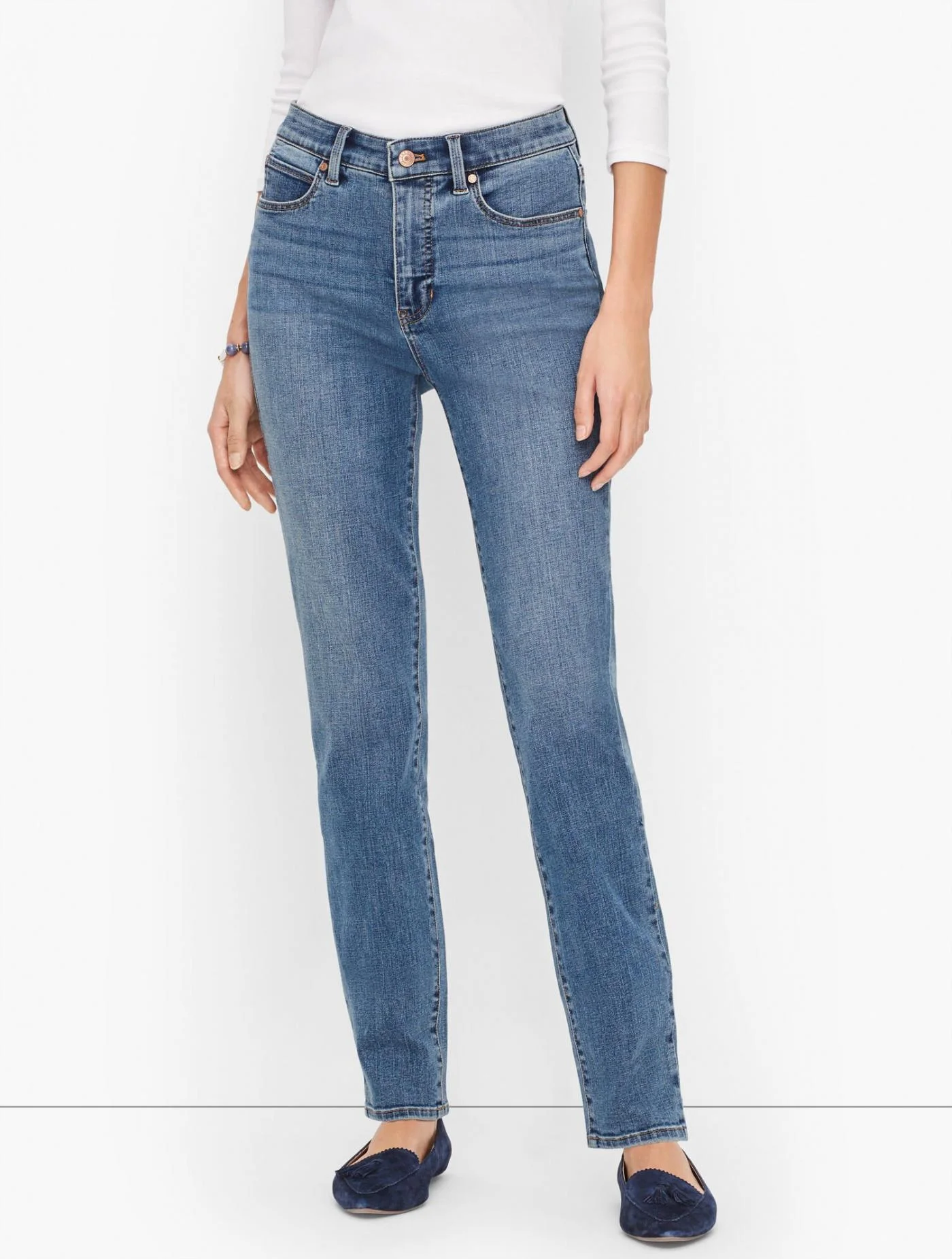 Jeans | Straight Leg Jeans &#8211; Shore Wash SHORE WASH &#8211; Talbots Womens