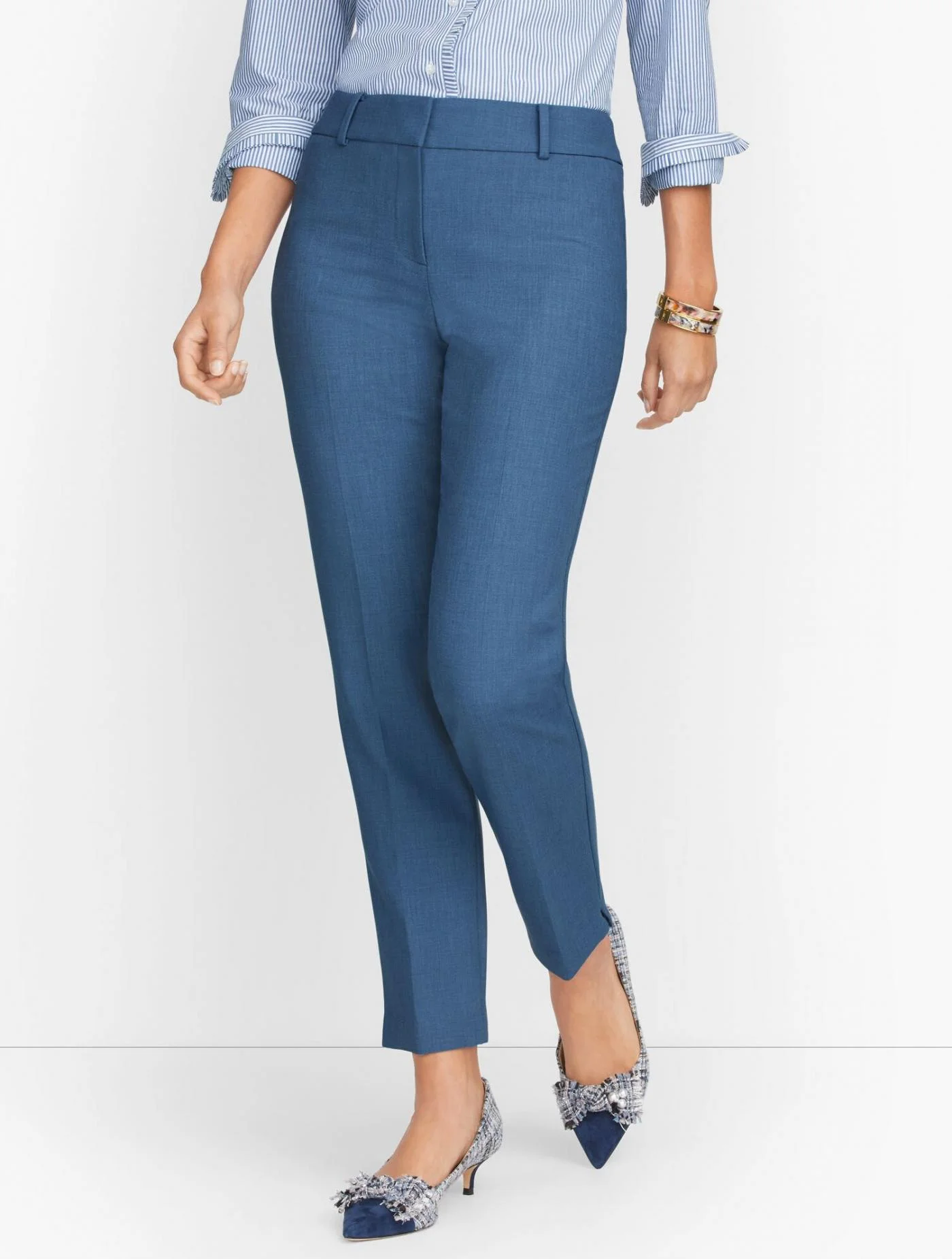 Pants | Talbots Hampshire Ankle Pants &#8211; Heather MARINER BLUE &#8211; Talbots Womens