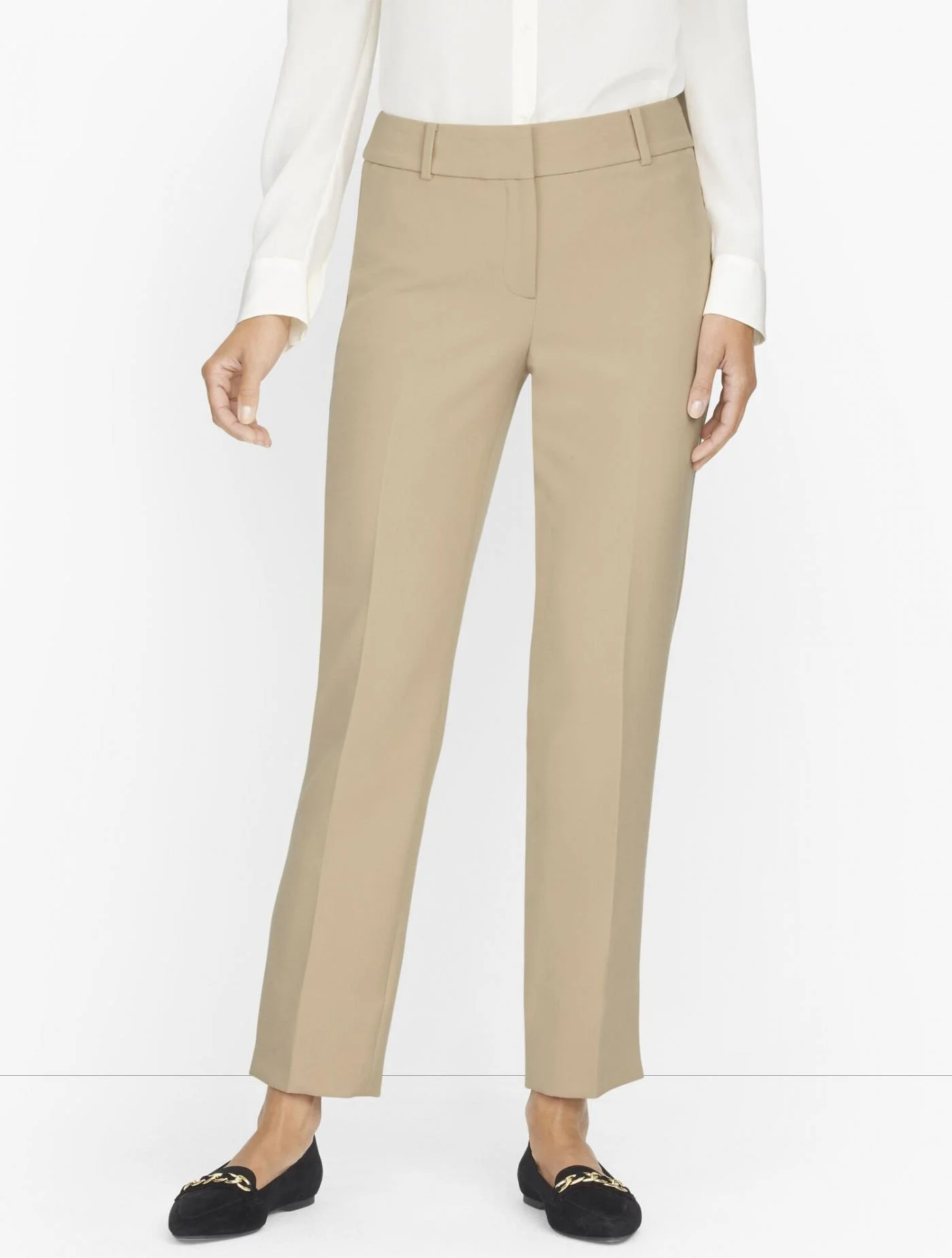 Pants | Talbots Hampshire Ankle Pants &#8211; Solid TOASTED COCONUT &#8211; Talbots Womens