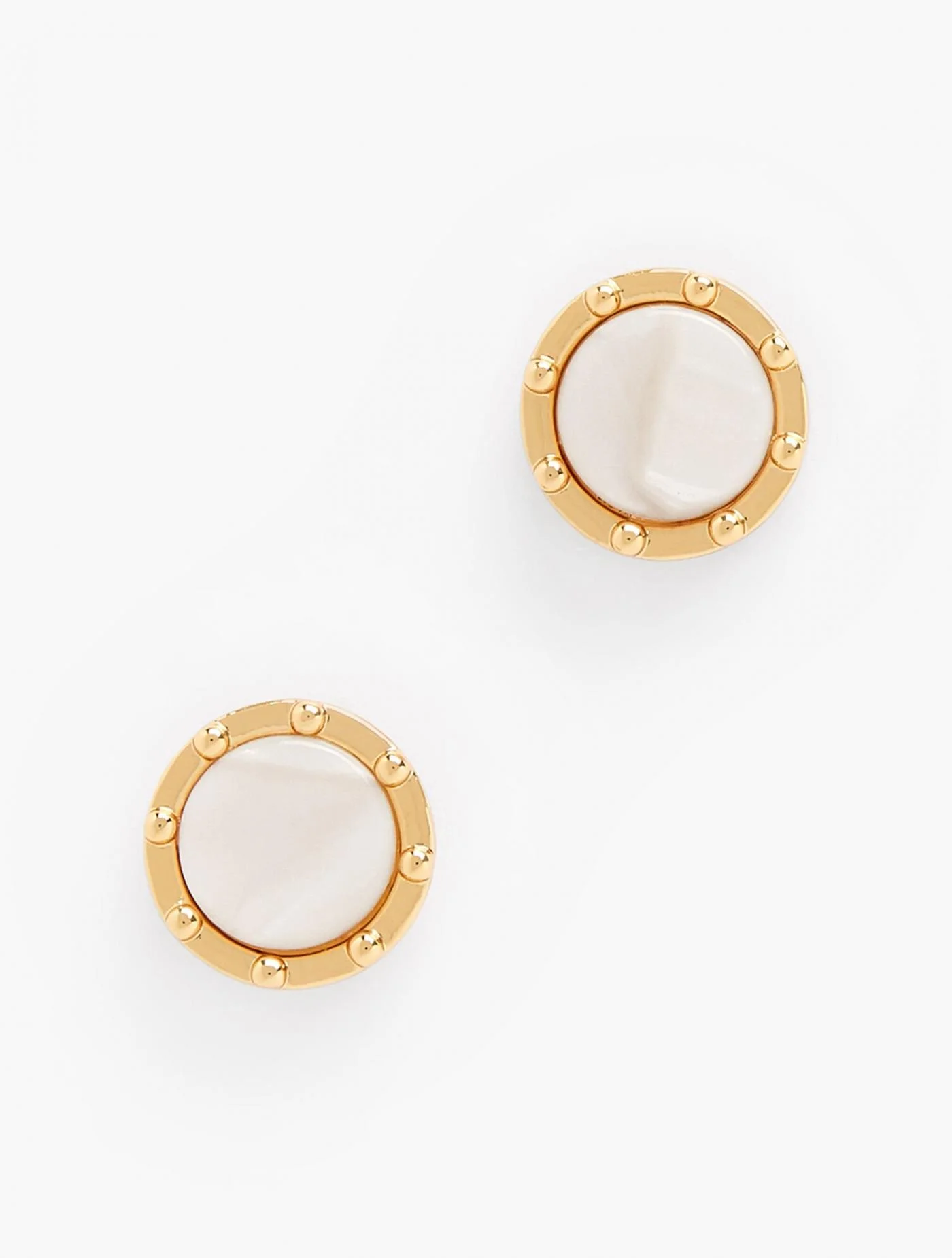 Jewelry | Marbled Resin Disc Earrings WHITE MULTI &#8211; Talbots Womens