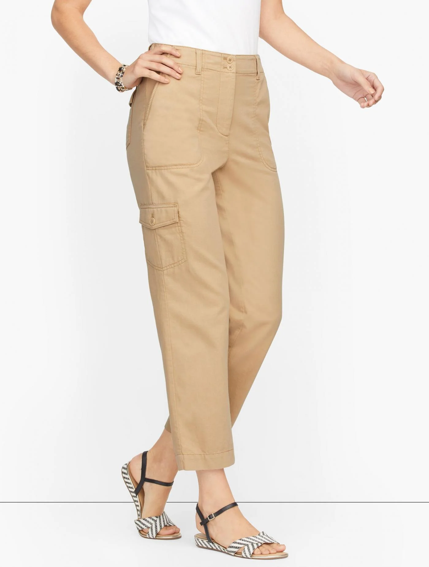 Pants | Summer Cargo Pants SAND CASTLE &#8211; Talbots Womens