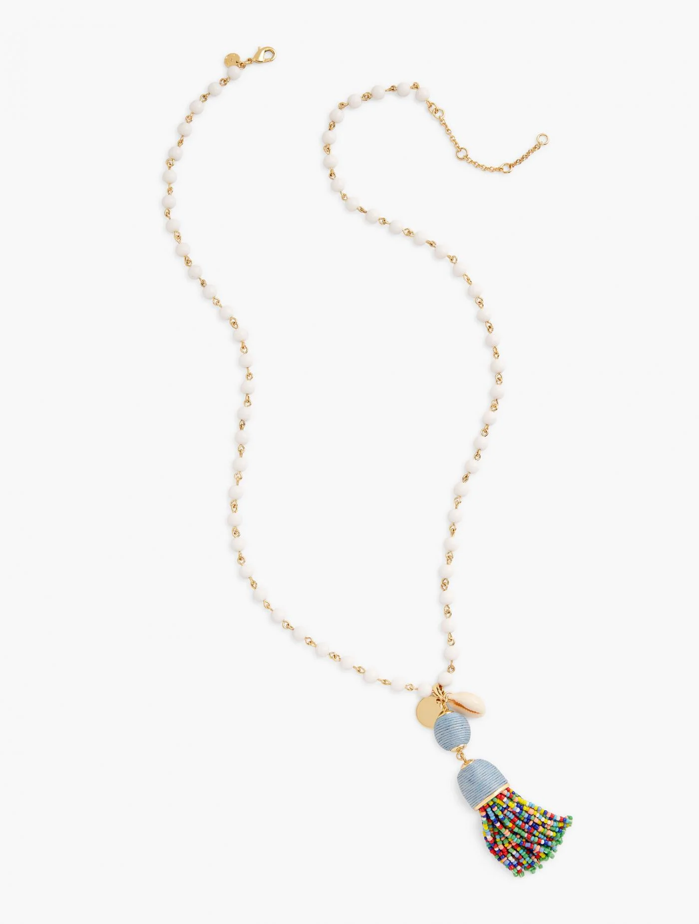 Jewelry | Thread Wrapped Tassel Necklace LAGUNA BLUE MULTI &#8211; Talbots Womens