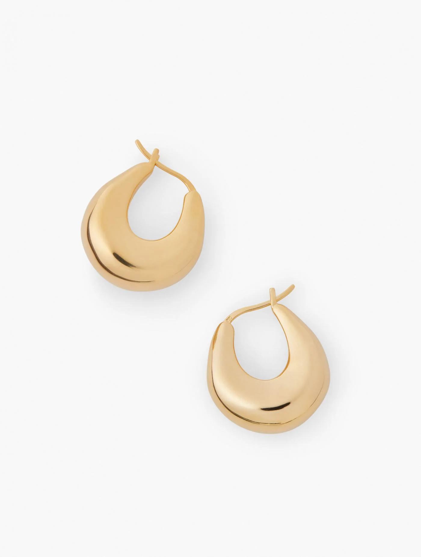 Jewelry | Gold Plated Sterling Hoop Earrings 12K GOLD PLATED &#8211; Talbots Womens