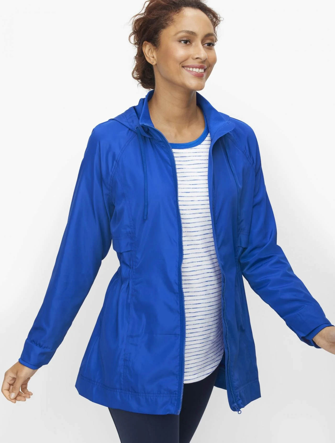 Jackets and Outerwear | Hooded Anorak BRETON BLUE &#8211; Talbots Womens