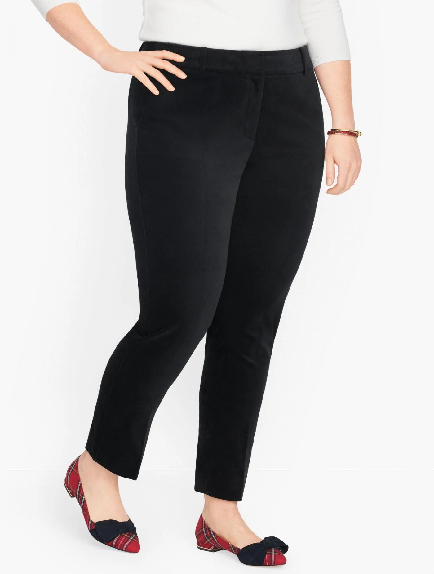 Pants | Plus Size Talbots Hampshire Ankle Pants &#8211; Velveteen BLACK &#8211; Talbots Womens