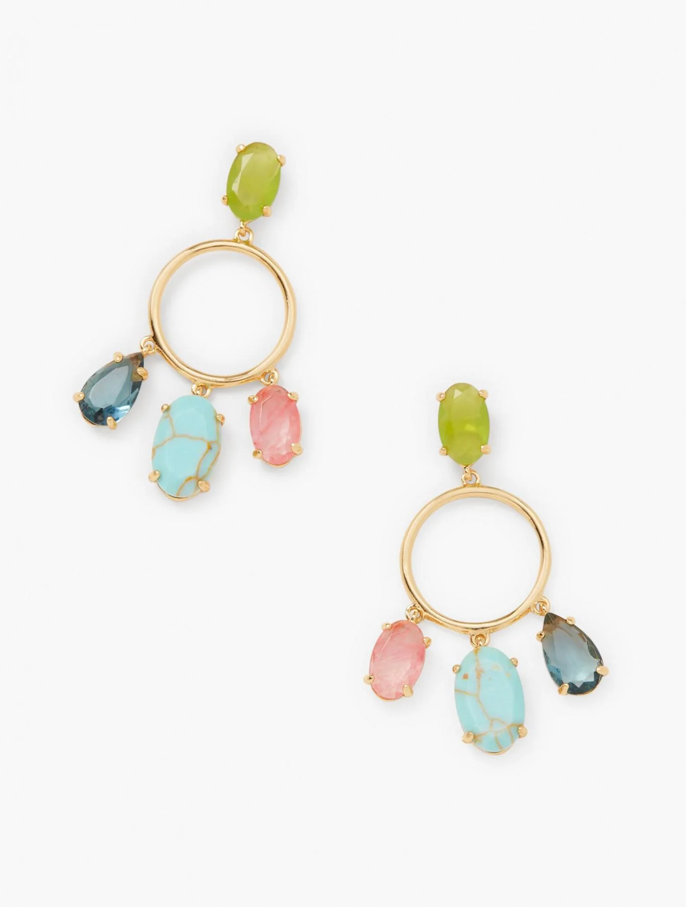 Jewelry | Statement Earrings OPAL BLUE MULTI &#8211; Talbots Womens