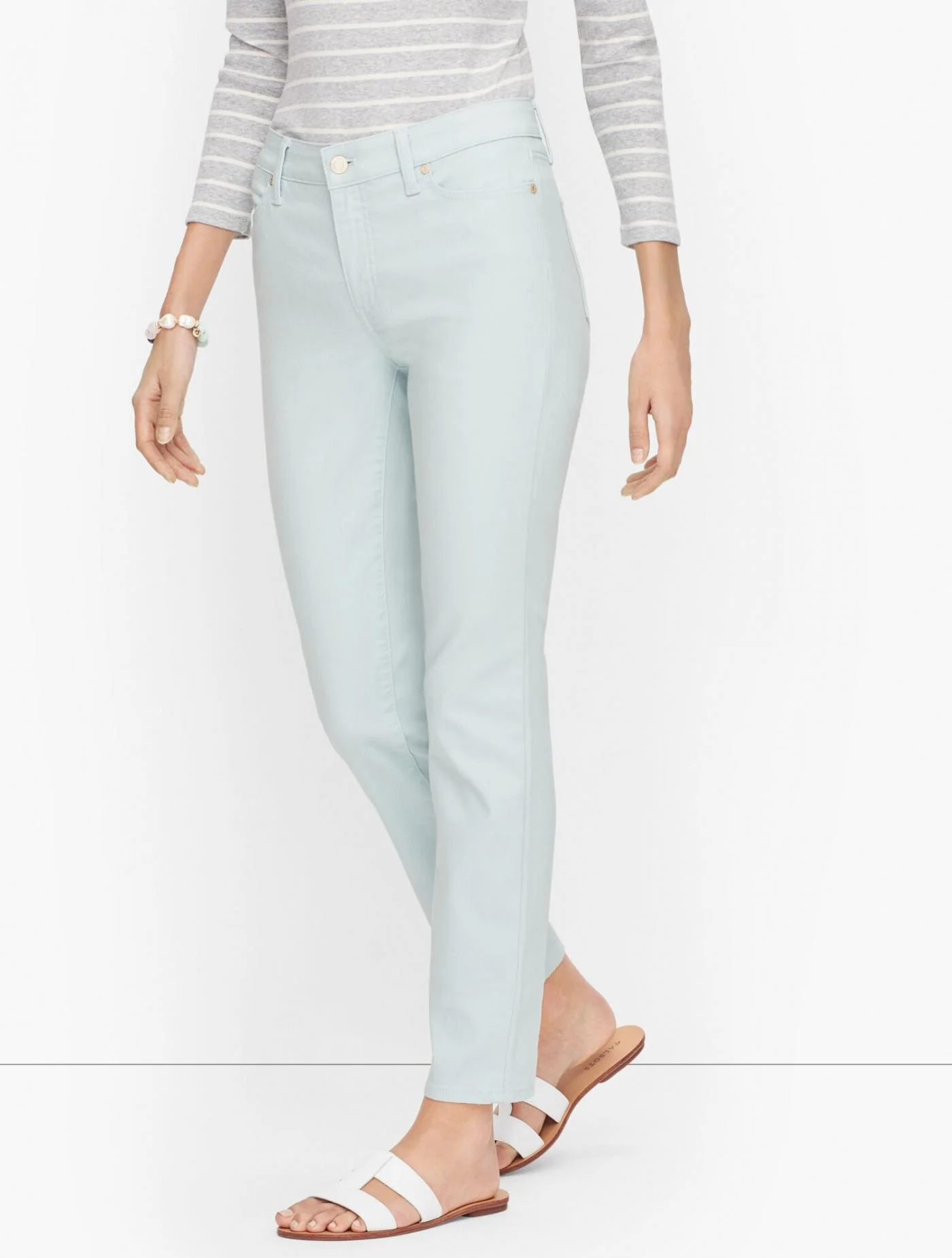 Jeans | Slim Ankle Jeans &#8211; Colors SPA BLUE &#8211; Talbots Womens