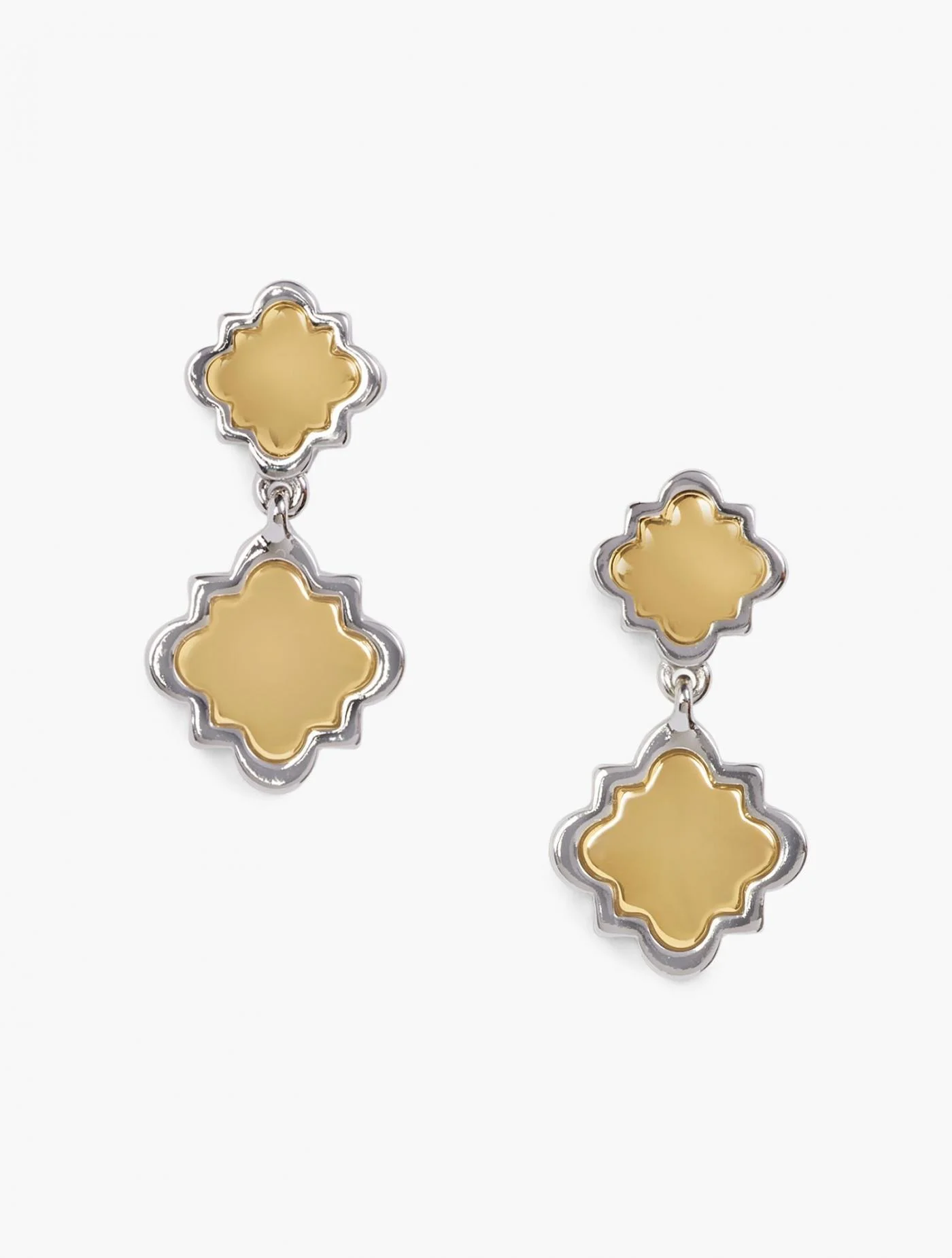 Jewelry | Arabesque Drop Earrings GOLD/SILVER &#8211; Talbots Womens